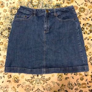 croft and barrow jean skirt